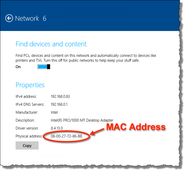 Where Are Mac Addresses Stored For Future Reference Program